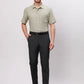 Men Black Neo Fit Twill Polyester Blend Trouser