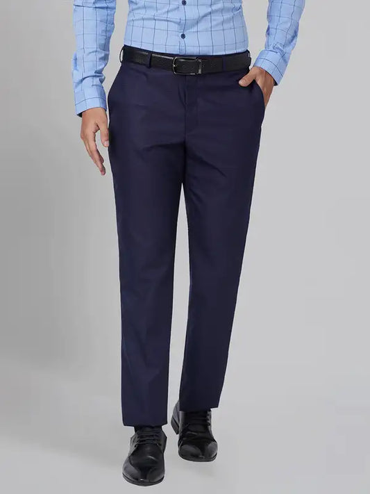 Men Smart Fit Black Trouser