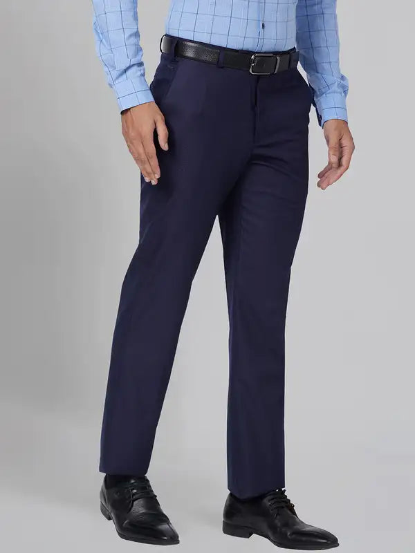 Men Smart Fit Black Trouser