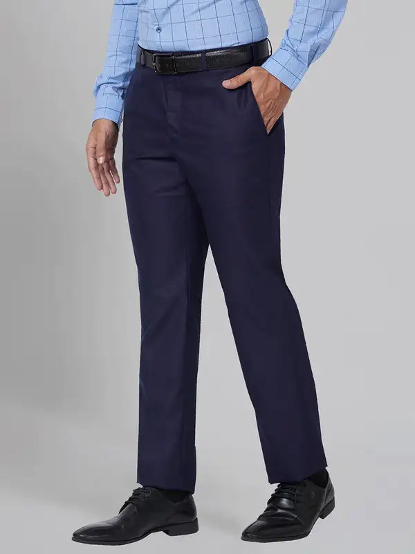 Men Smart Fit Black Trouser