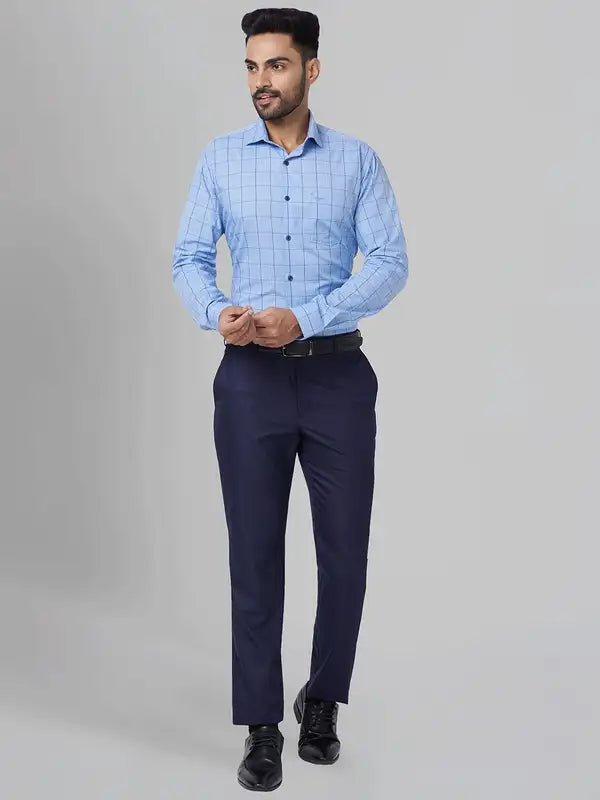Men Smart Fit Black Trouser