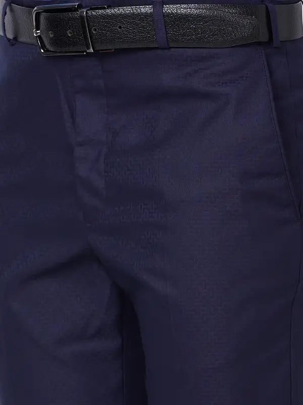Men Smart Fit Black Trouser