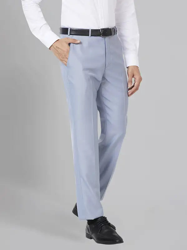 Men Smart Fit Black Trouser