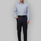 Men Smart Fit Blue Trouser