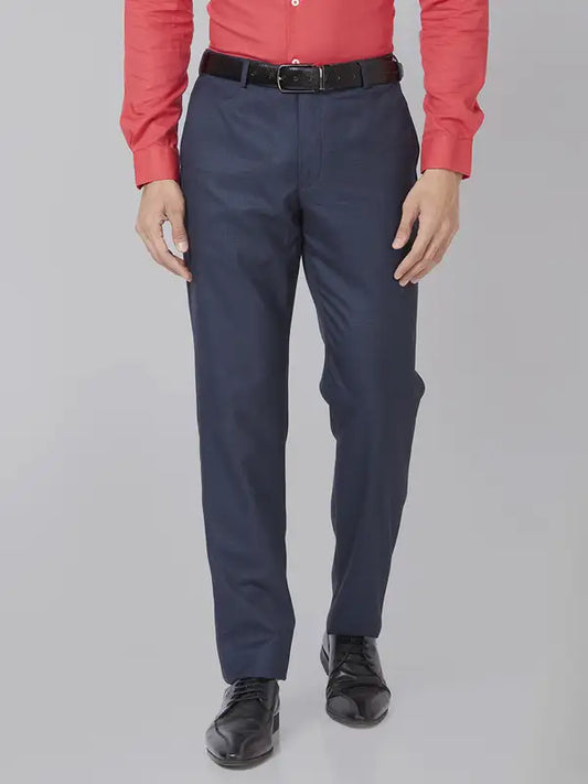 Men Smart Fit Grey Trouser