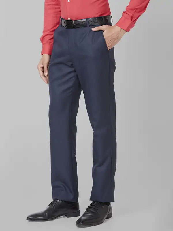 Men Smart Fit Grey Trouser