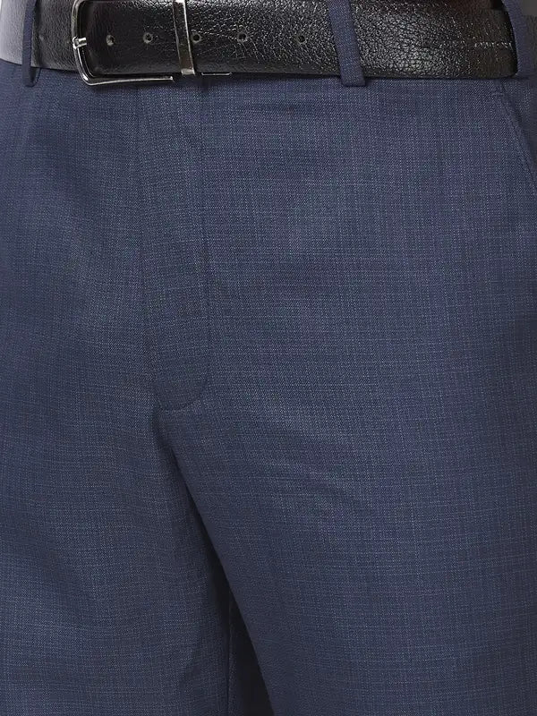 Men Smart Fit Grey Trouser
