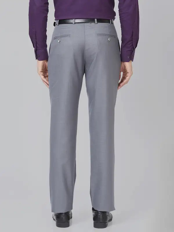 Men Smart Fit Violet Trouser