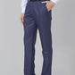 Men Smart Fit Blue Trouser