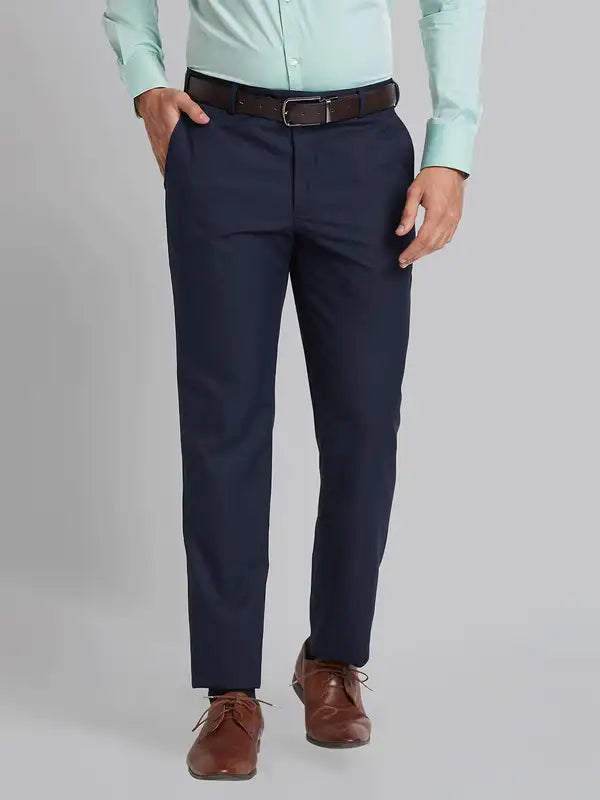 Men Smart Fit Black Trouser