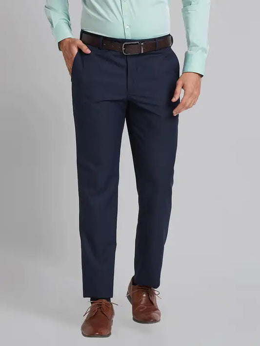 Men Smart Fit Black Trouser