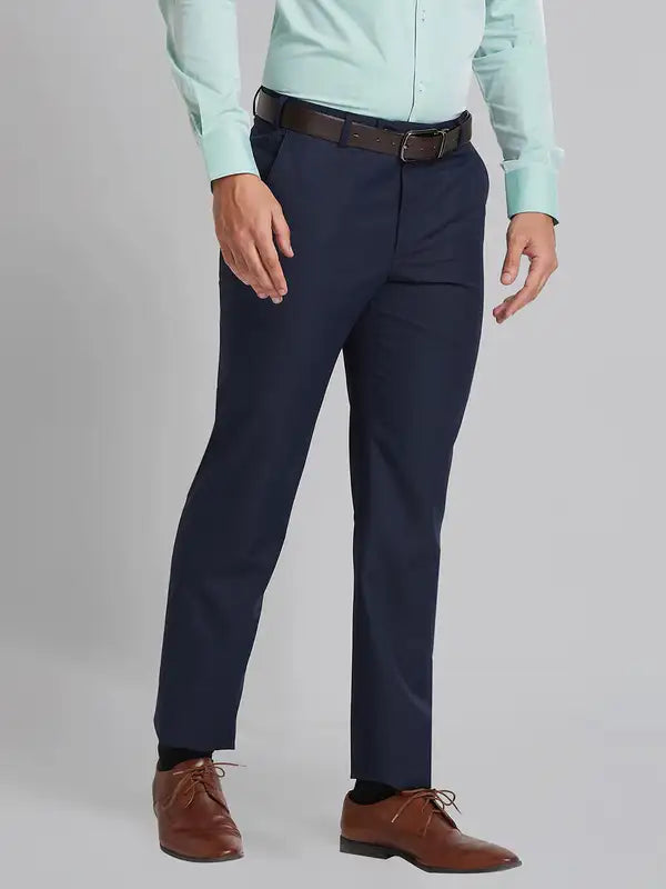 Men Smart Fit Black Trouser