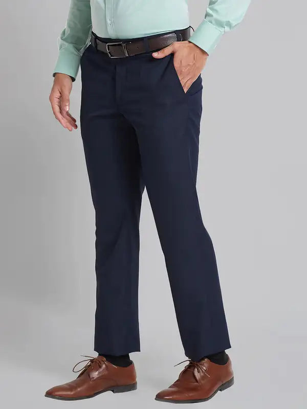 Men Smart Fit Black Trouser