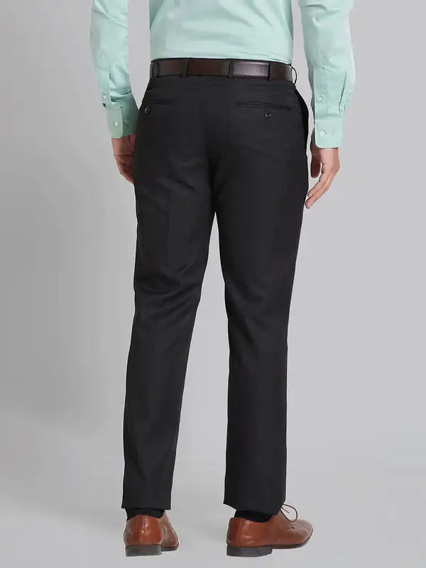 Men Smart Fit Blue Trouser