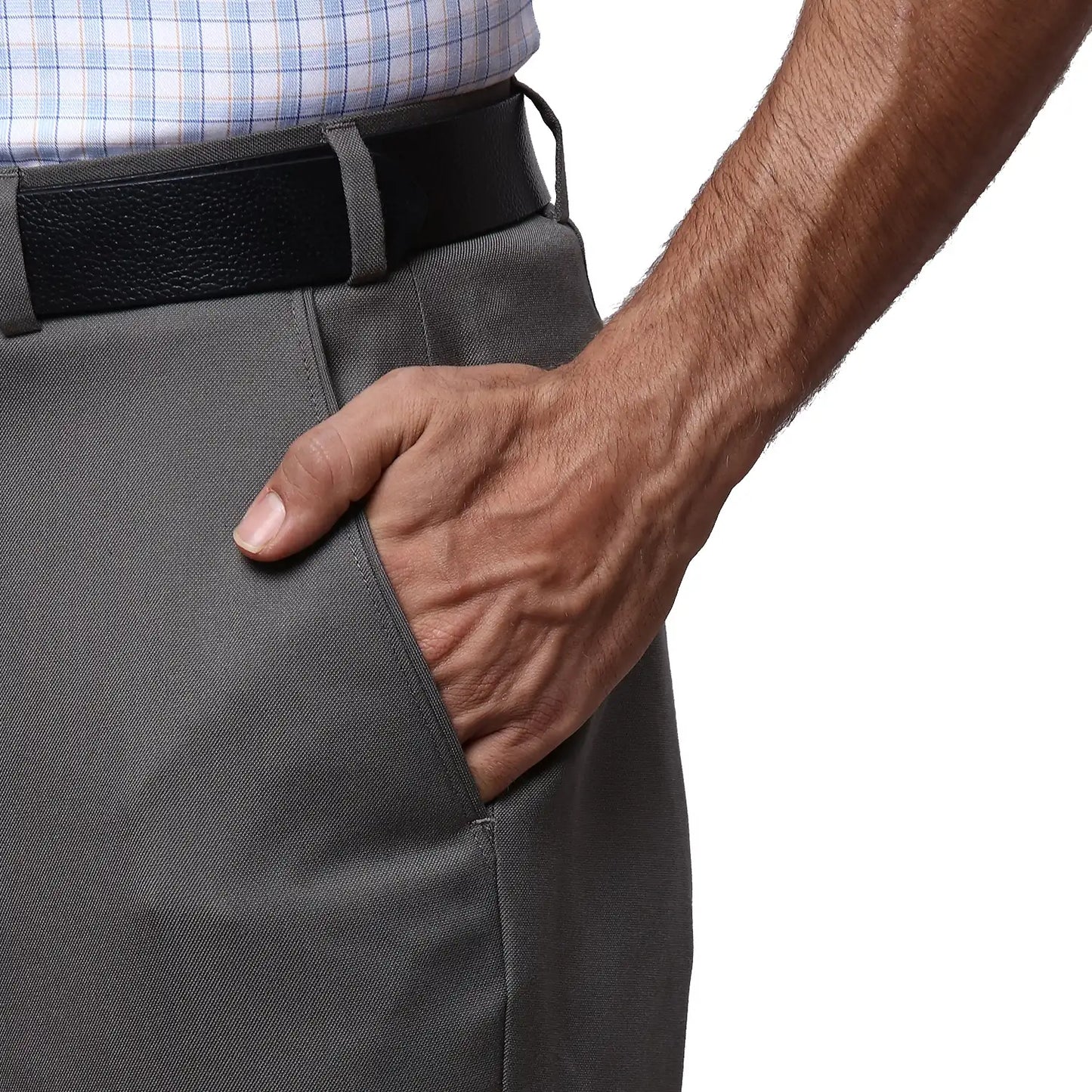 Men Smart Fit Light Fawn Trouser
