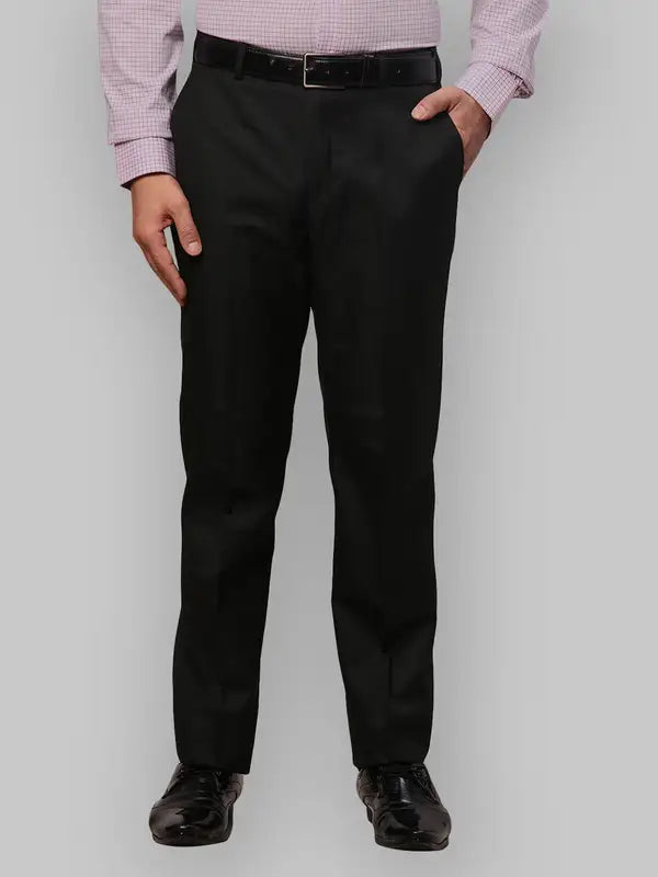 Men Smart Fit Brown Trouser