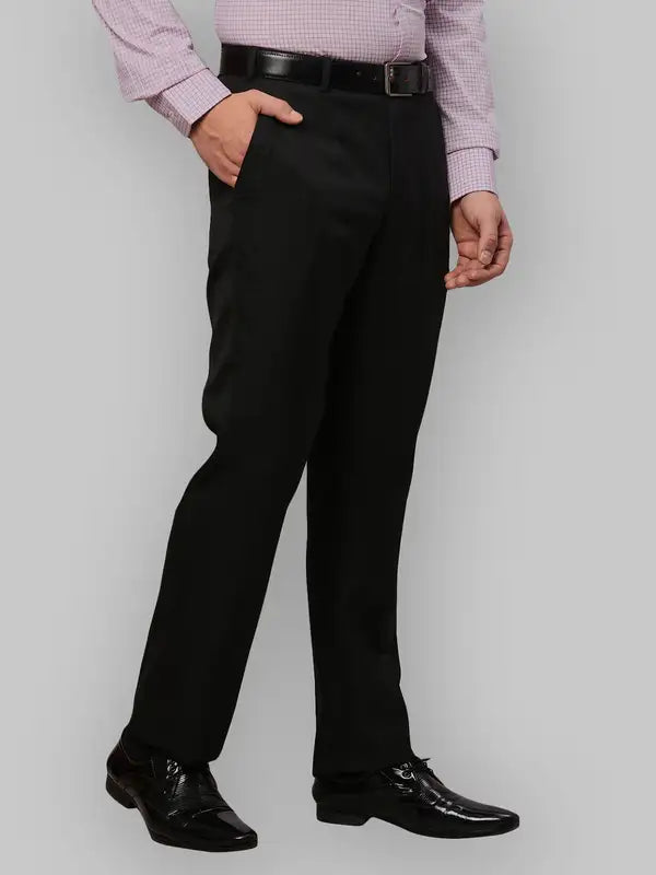 Men Smart Fit Brown Trouser