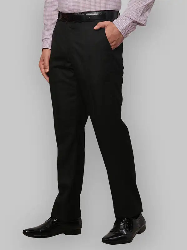 Men Smart Fit Brown Trouser