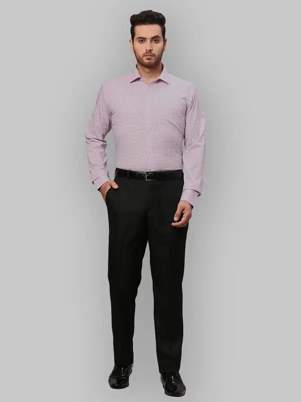 Men Smart Fit Brown Trouser