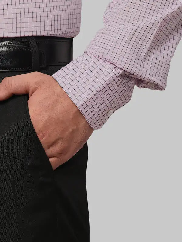 Men Smart Fit Brown Trouser