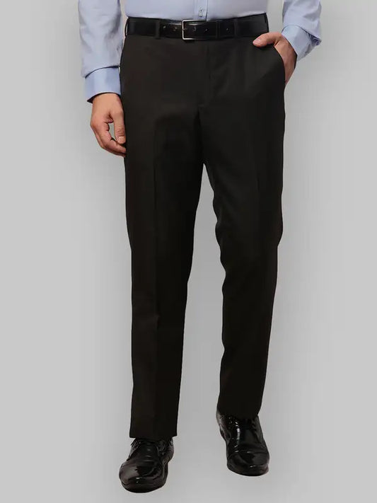 Men Smart Fit Blue Trouser