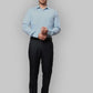Men Smart Fit Violet Trouser