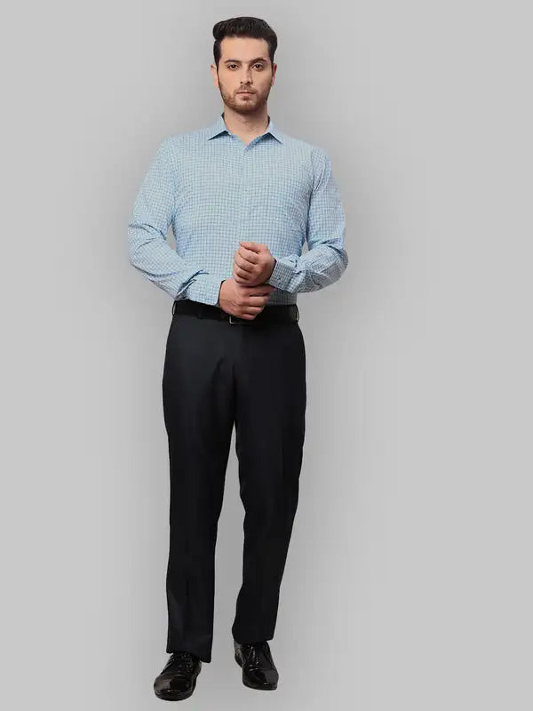 Men Smart Fit Violet Trouser