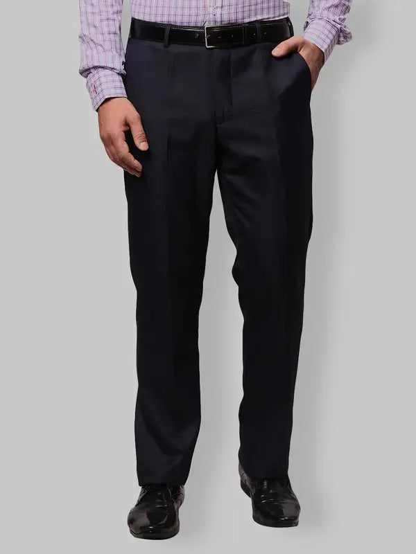 Men Smart Fit Grey Trouser
