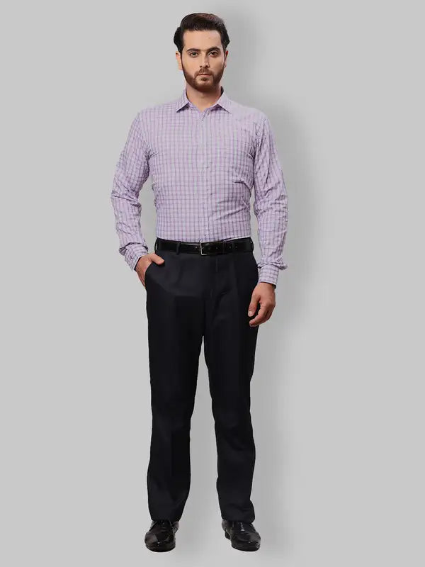 Men Smart Fit Grey Trouser