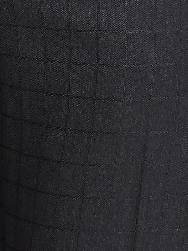 Men Smart Fit Grey Trouser