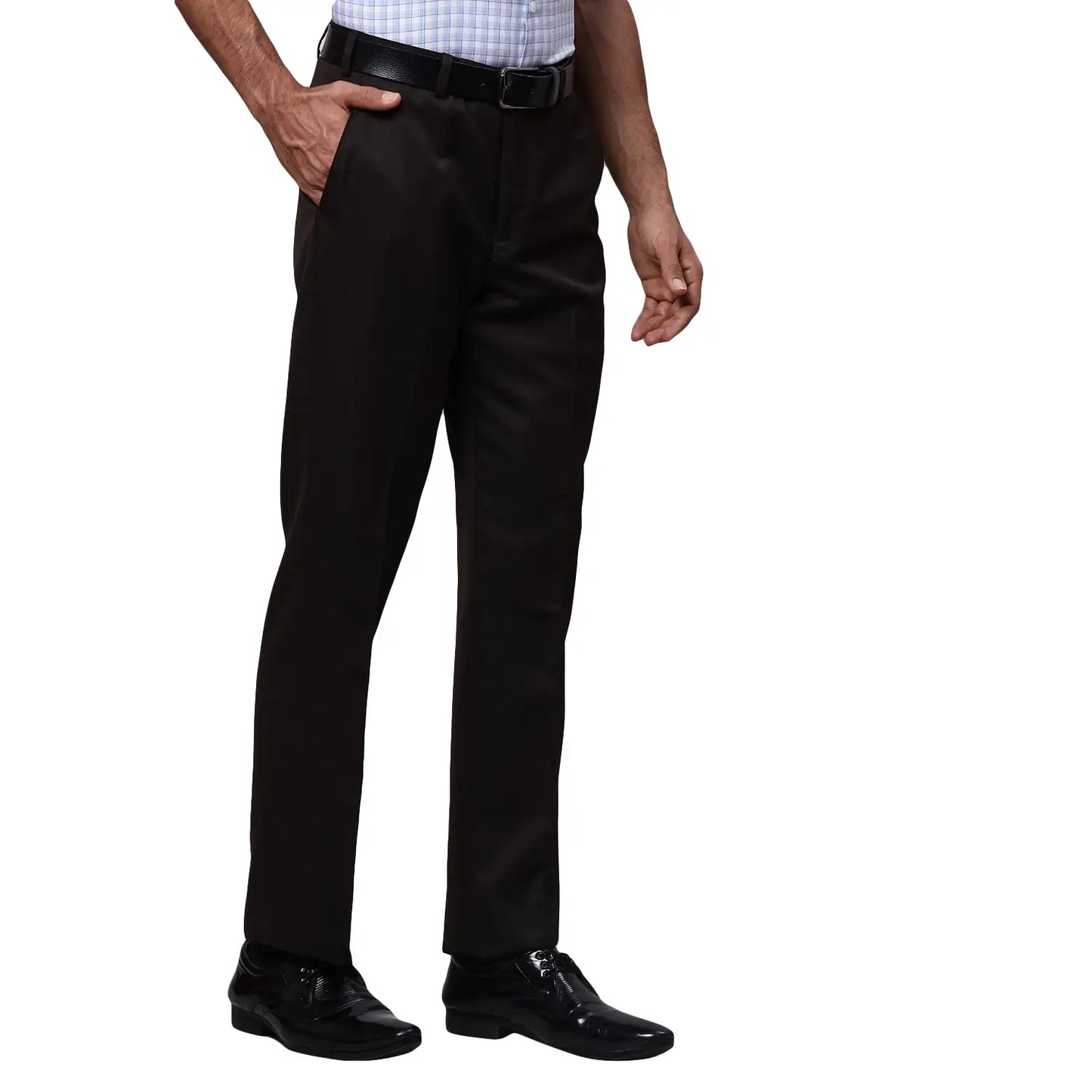 Men Smart Fit Light Grey Trouser