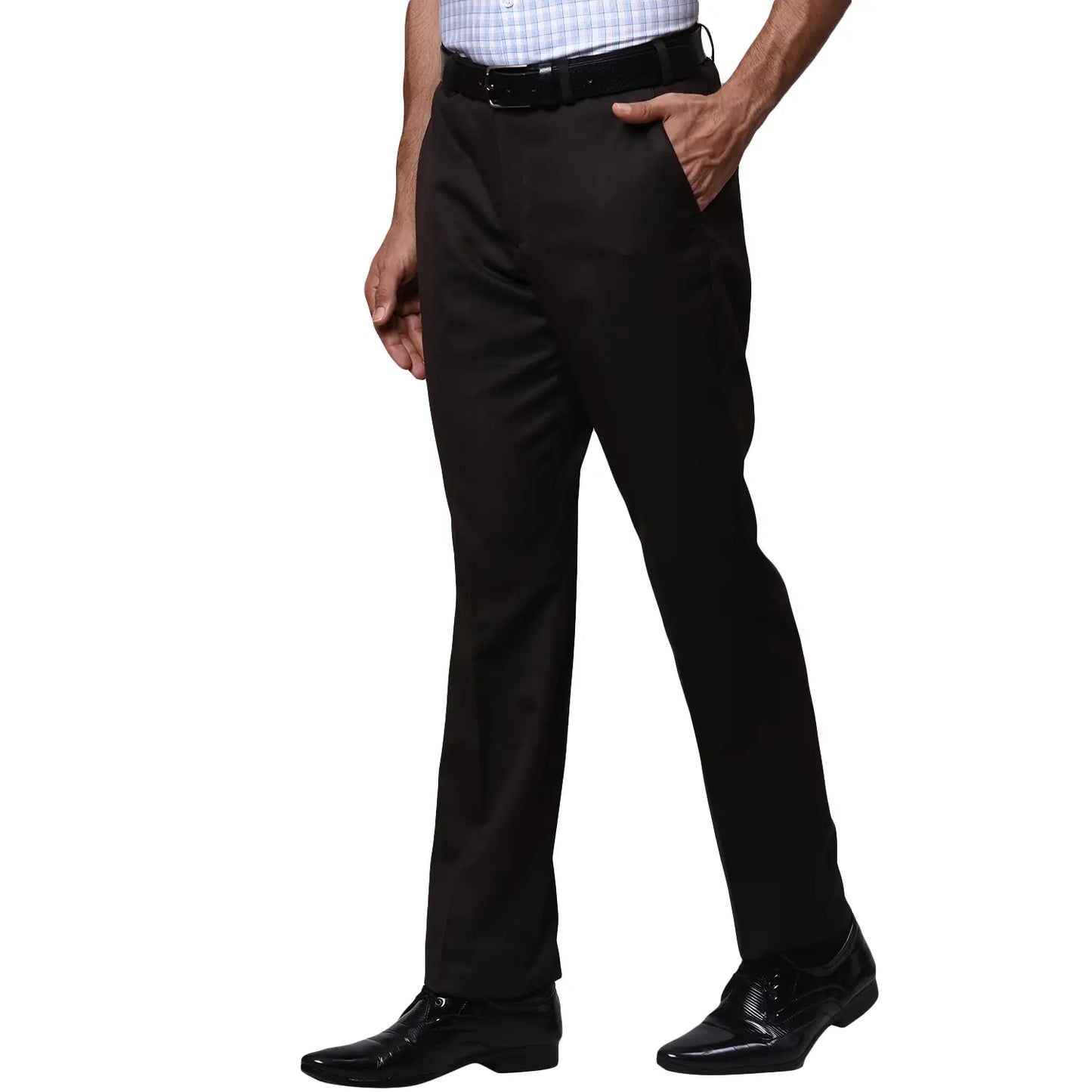 Men Smart Fit Light Grey Trouser