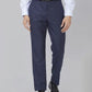 Men Smart Fit Blue Trouser
