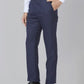 Men Smart Fit Blue Trouser
