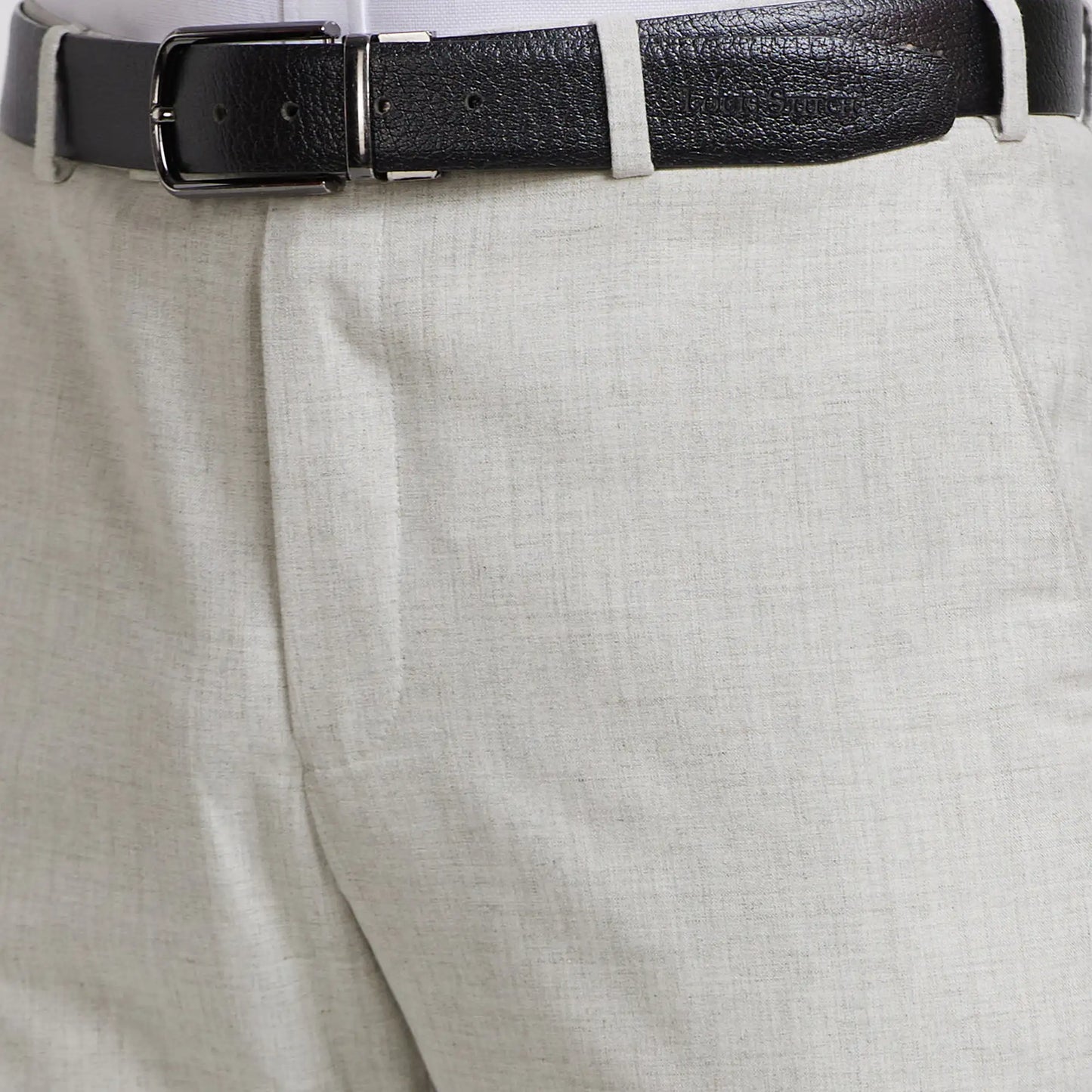 Men Smart Fit Light Blue Trouser