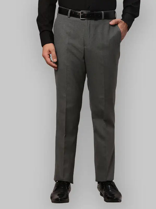 Men Smart Fit Brown Trouser