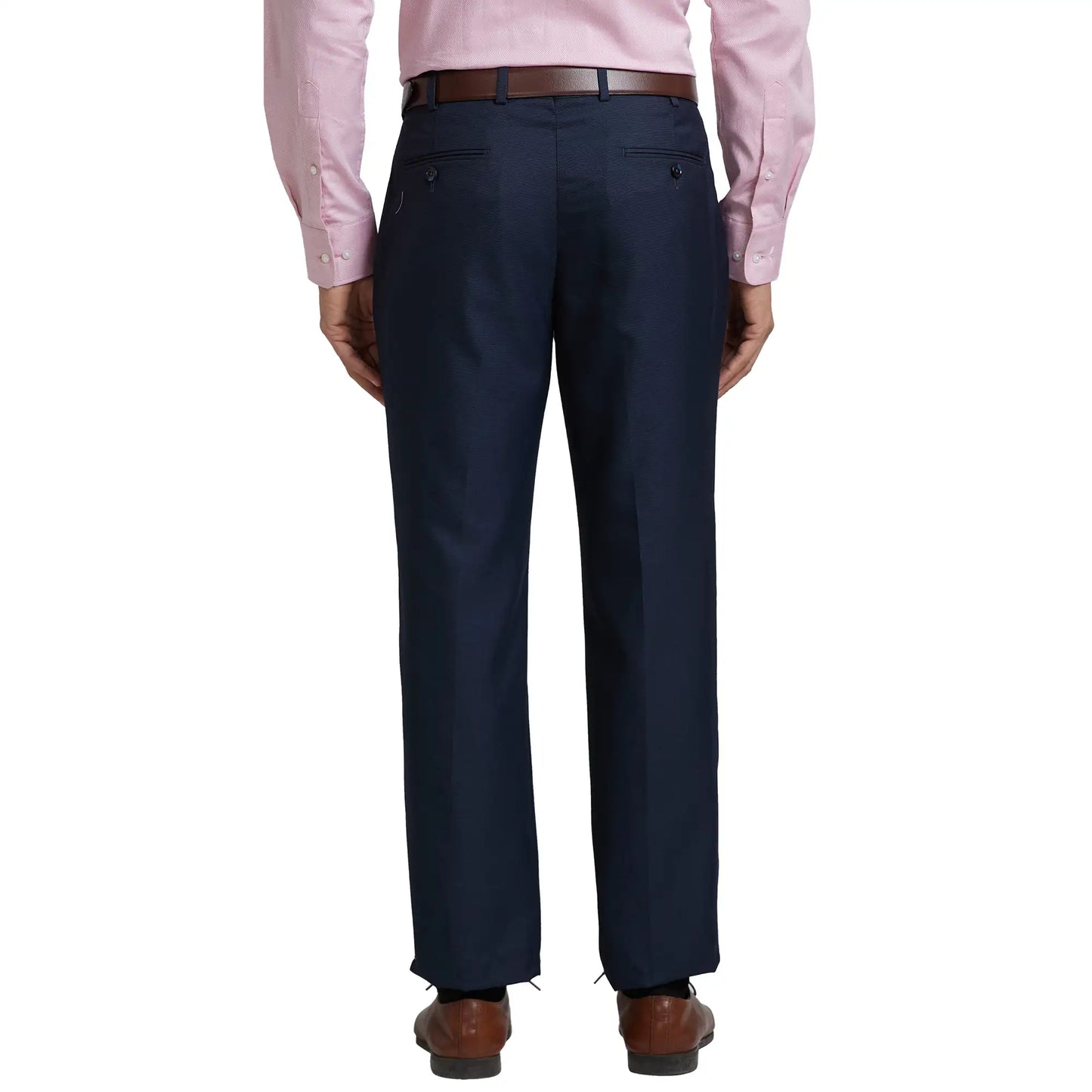 Men Super Slim Fit Grey Trouser