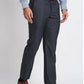 Men Blue Smart Fit Checks Polyester Blend   Trouser