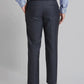 Men Blue Smart Fit Checks Polyester Blend   Trouser