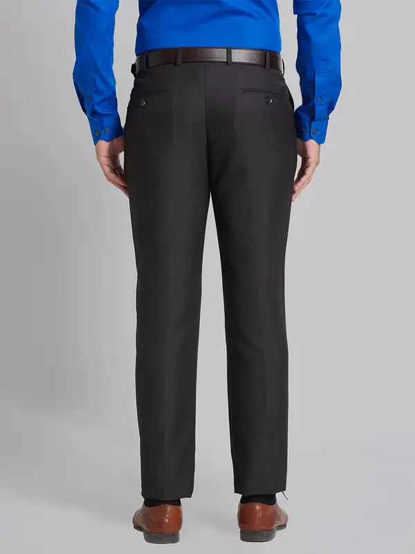 Men Smart Fit Black Trouser