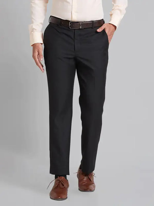 Men Smart Fit Grey Trouser