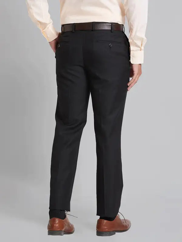 Men Smart Fit Grey Trouser