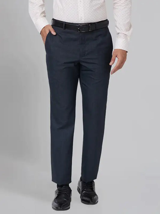 Men Smart Fit Grey Trouser