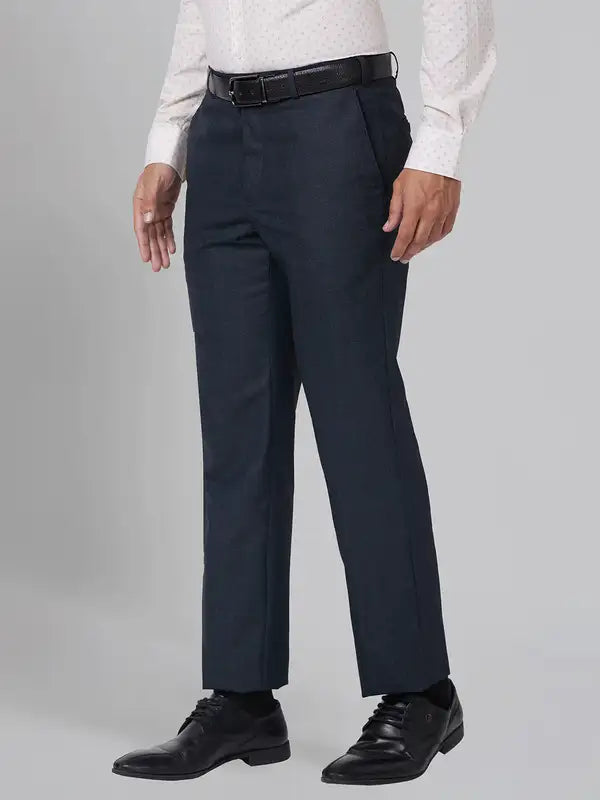 Men Smart Fit Grey Trouser