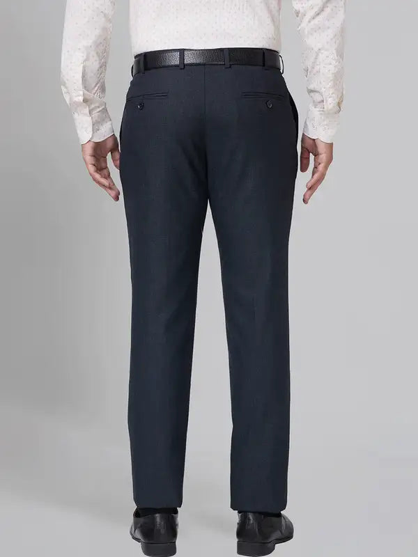 Men Smart Fit Grey Trouser