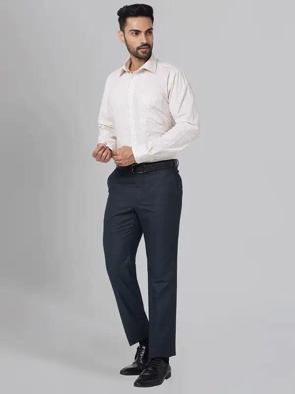 Men Smart Fit Grey Trouser