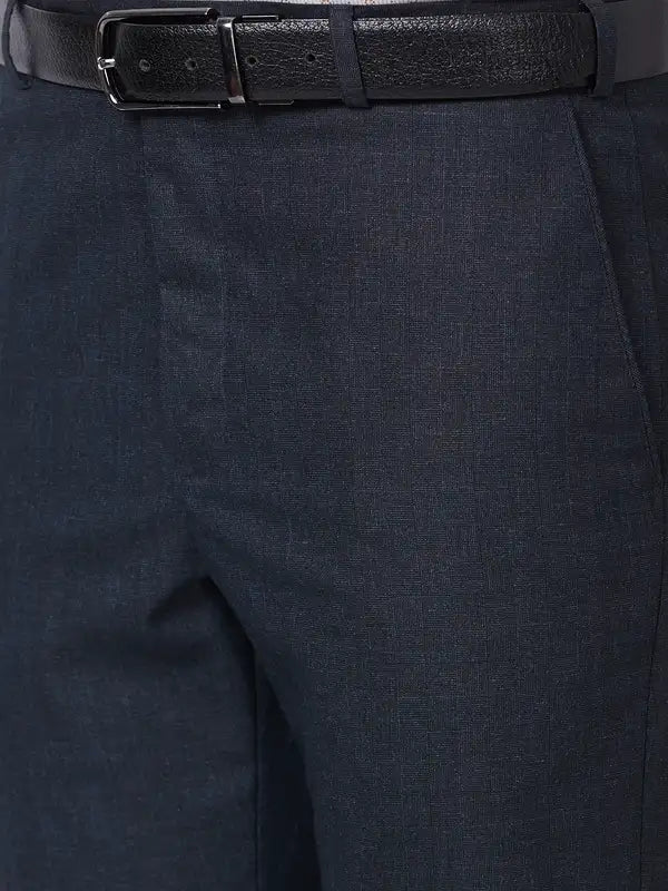 Men Smart Fit Grey Trouser