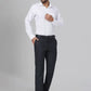 Men Smart Fit Blue Trouser