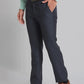Men Blue Smart Fit Structure Polyester Blend   Trouser