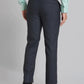 Men Blue Smart Fit Structure Polyester Blend   Trouser